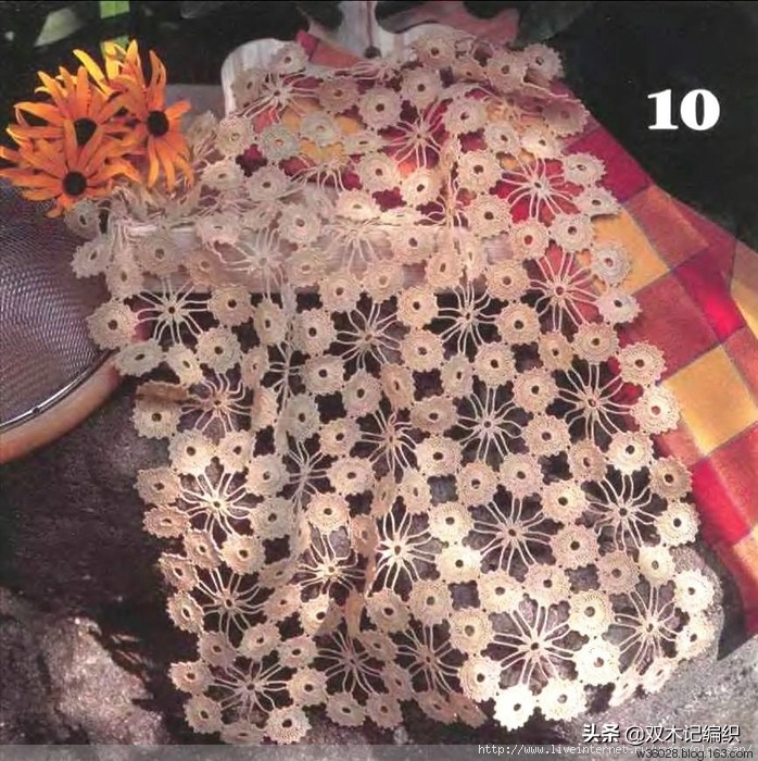 洛可可风蕾丝古典钩针桌布,钩针编织蕾丝长方形沙发巾图解