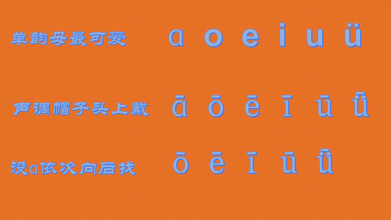 一年级汉语拼音单韵母,一年级汉语拼音儿歌是什么