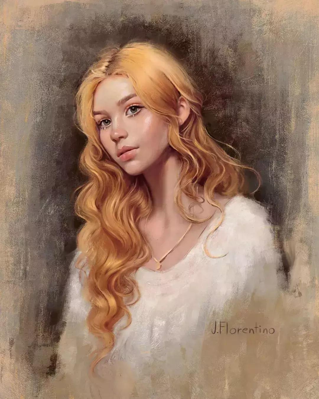 如何用手绘板画出油画纹理,画人物插画铅笔油画质感