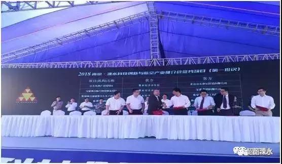 溧水重大项目开建,总投资28478亿元项目签约落户