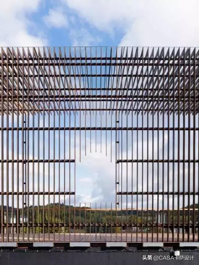 禅意格栅,禅意木格栅图片