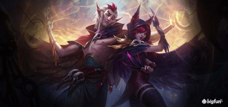 英雄联盟霞与洛,英雄联盟霞和洛星空皮肤宣传动画