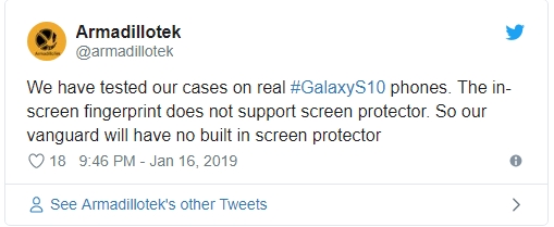三星S10plus真机视频曝光：支持屏幕指纹，但为何贴膜需挖孔？