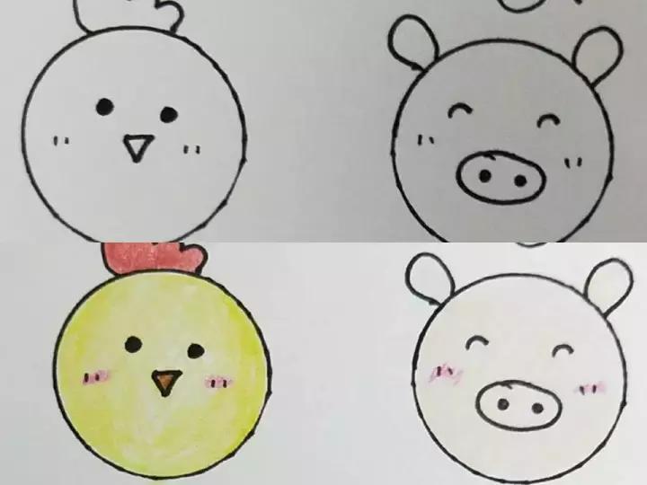 简笔画爸妈简单漂亮,简笔画幼儿入门画爸爸妈妈