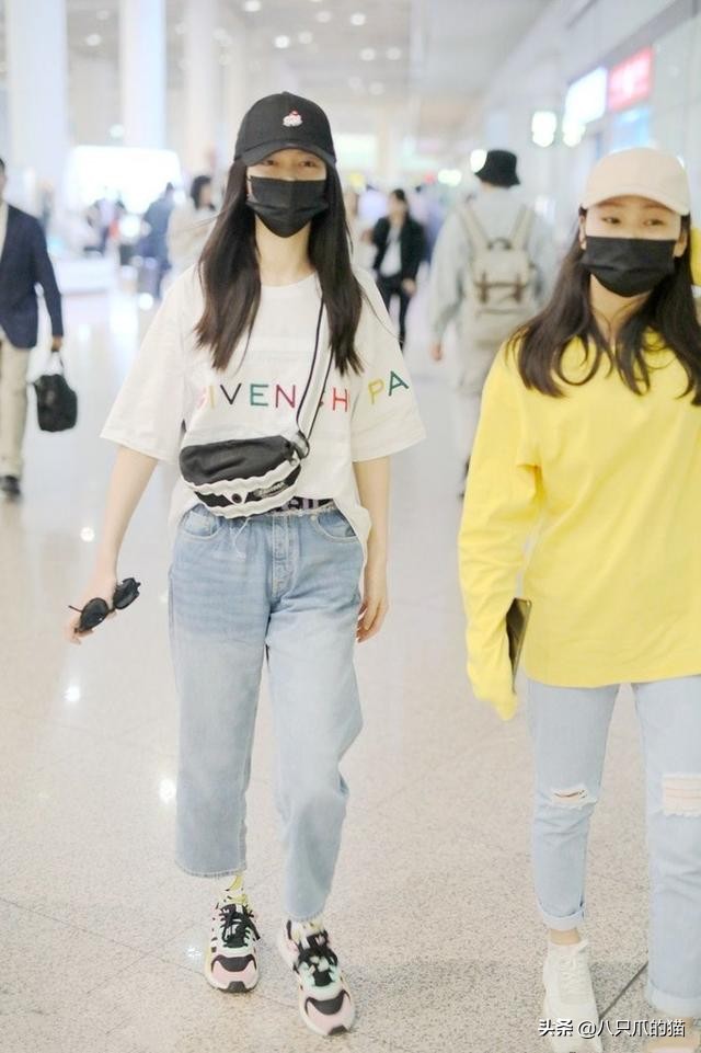 蔡文静紧身裤穿搭,蔡文静健身裤