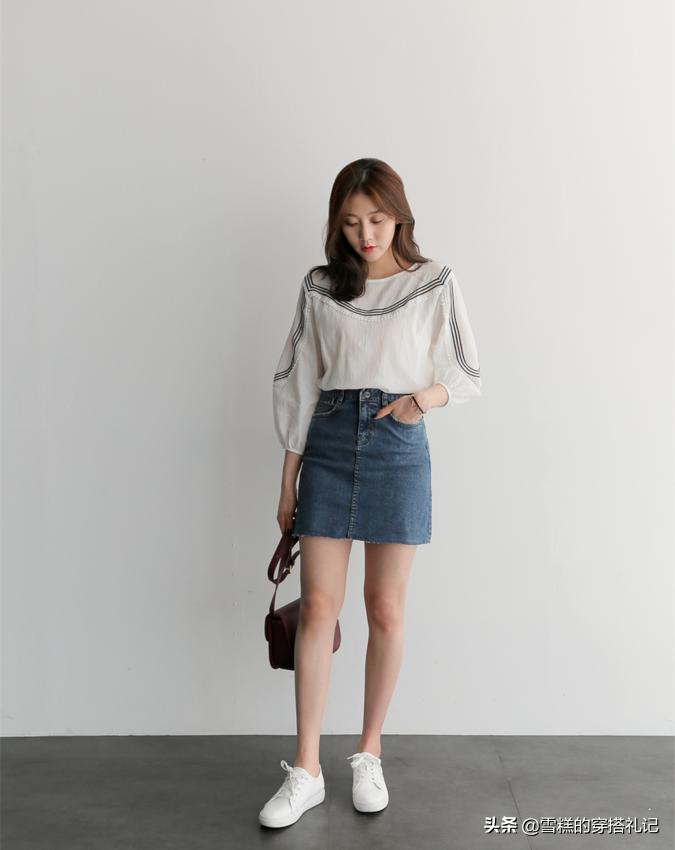 伞裙怎么搭配显高显腰瘦,伞裙搭配什么上衣最好显腰细