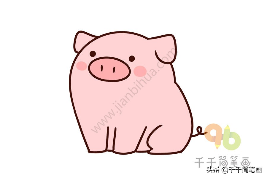 20种常见动物简笔画,儿童简笔画入门动物0-3岁零基础