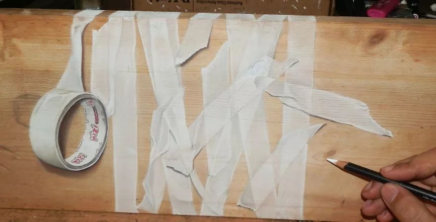 3d立体画写实彩铅,超写实彩铅手绘细腻的让人咋舌