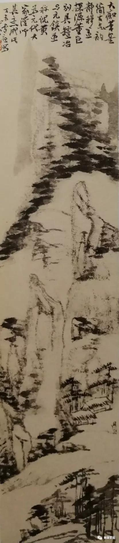 梁崎先生的山水画作品欣赏,当代著名书画大师梁崎作品鉴赏