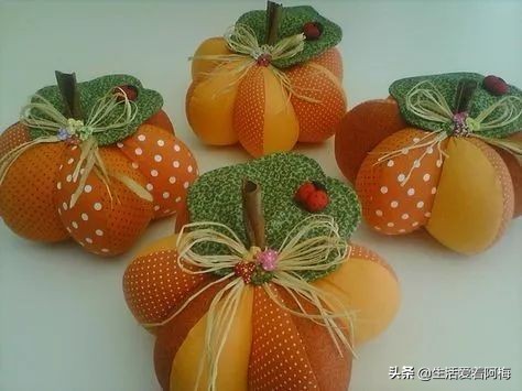 用南瓜可以做什么新花样,布艺南瓜手工制作方法