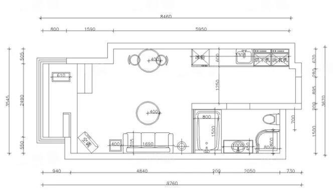 精品loft小公寓设计，造放松休闲娱乐为一体的家