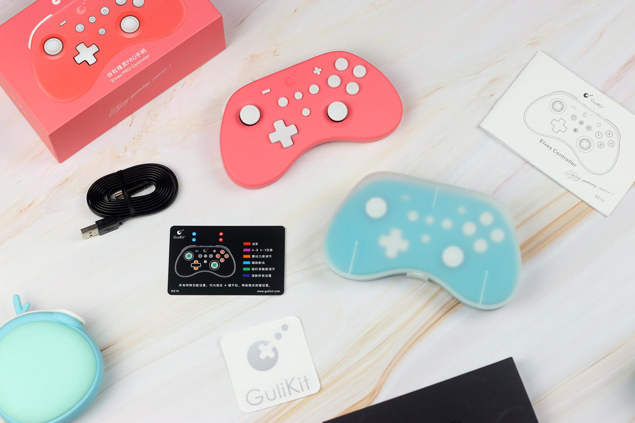 谷粒精灵Pro手柄体验：细腻振动高速回应，体感加持更爽快